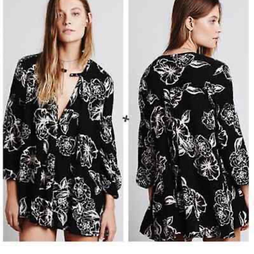 Free People Tunic Mini Dress